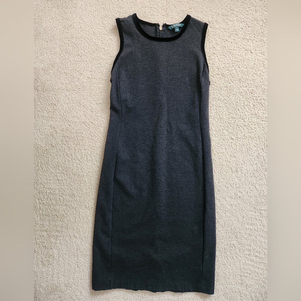 Lauren Ralph Lauren Pencil Dress Size S Grey